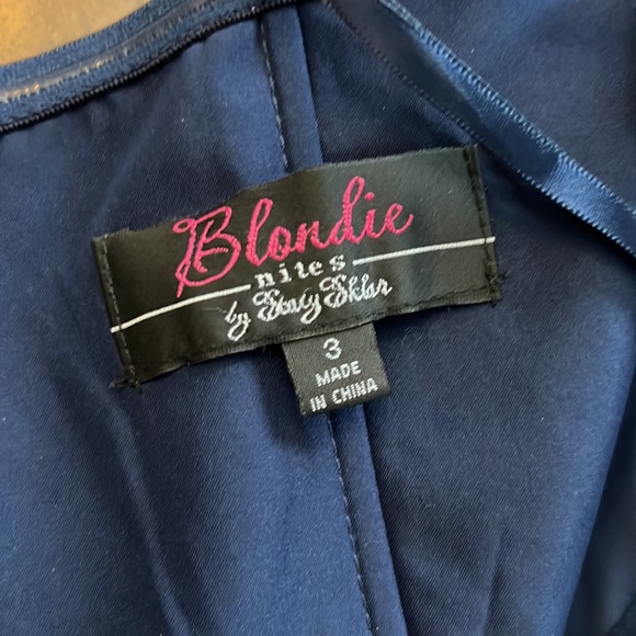 BLONDIE Sleeveless Mini Fit + Flare Dress. - Picture 11 of 15